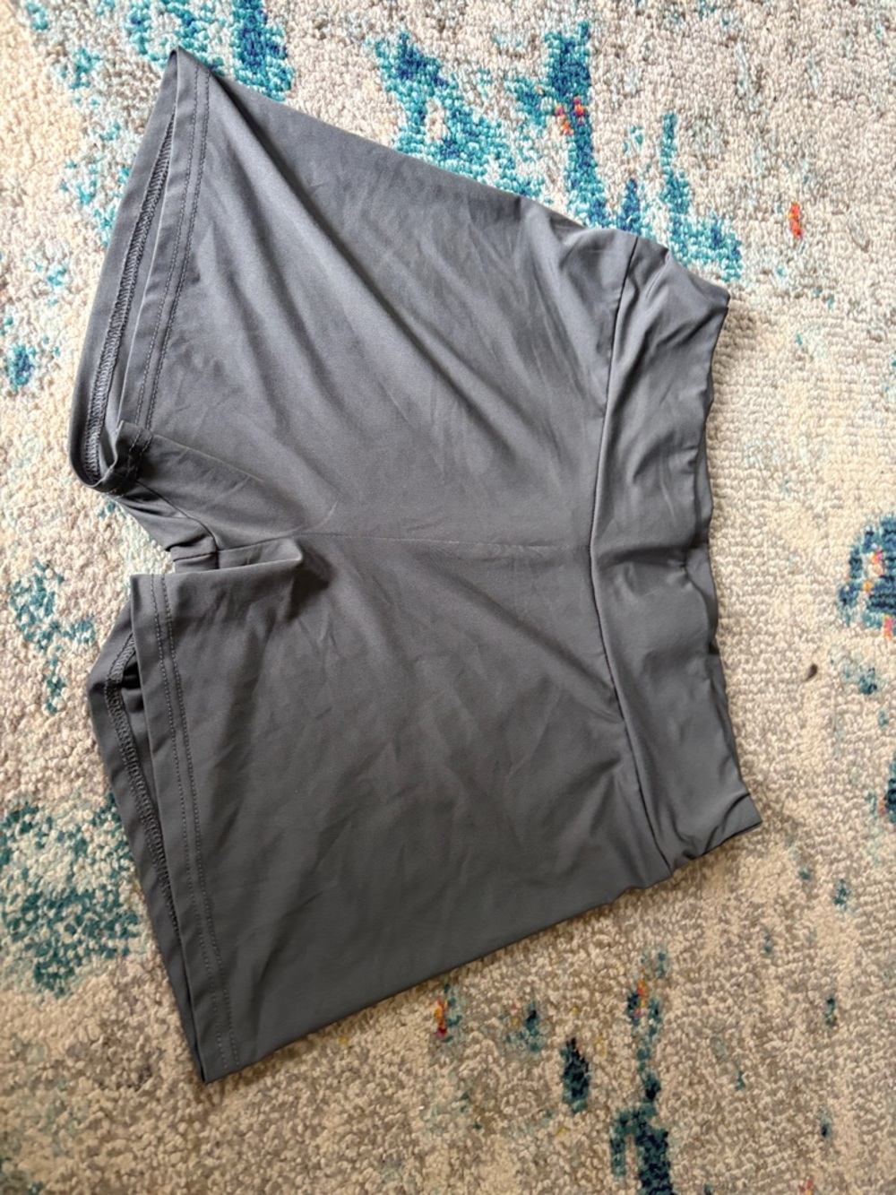 SHEIN Athletic Gray Stretch Performance Shorts